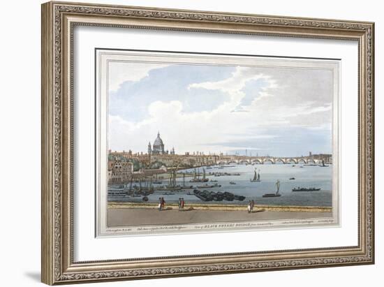 Blackfriars Bridge, London, 1795-Joseph Constantine Stadler-Framed Giclee Print