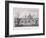 Blackfriars Bridge, London, 1827-George Cooke-Framed Giclee Print