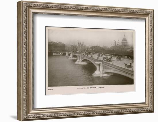 Blackfriars Bridge, London-English Photographer-Framed Photographic Print