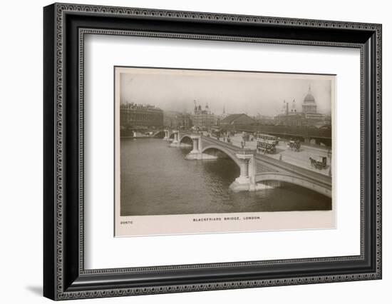 Blackfriars Bridge, London-English Photographer-Framed Photographic Print