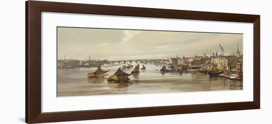 Blackfriars from Southwark Bridge-Thomas Shotter Boys-Framed Premium Giclee Print