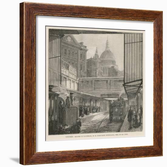 Blackfriars Station-null-Framed Art Print