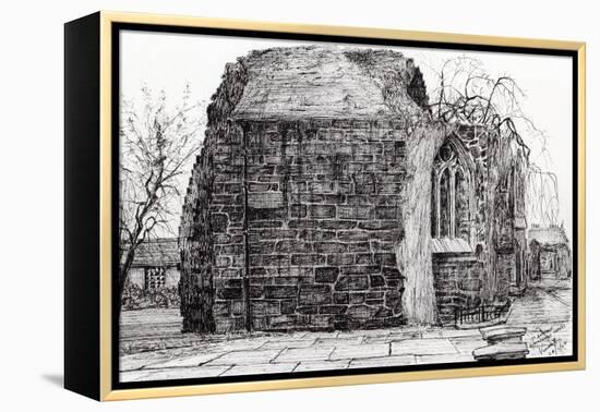 Blackfrierschapel, St. Andrews, 2007-Vincent Alexander Booth-Framed Premier Image Canvas