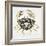 BlackGold-Crab-Artprint-Cat Coquillette-Framed Giclee Print