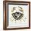 BlackGold-Crab-Artprint-Cat Coquillette-Framed Giclee Print