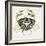 BlackGold-Crab-Artprint-Cat Coquillette-Framed Giclee Print