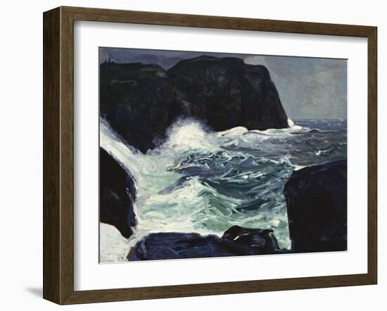 Blackhead and Sea-George Wesley Bellows-Framed Giclee Print