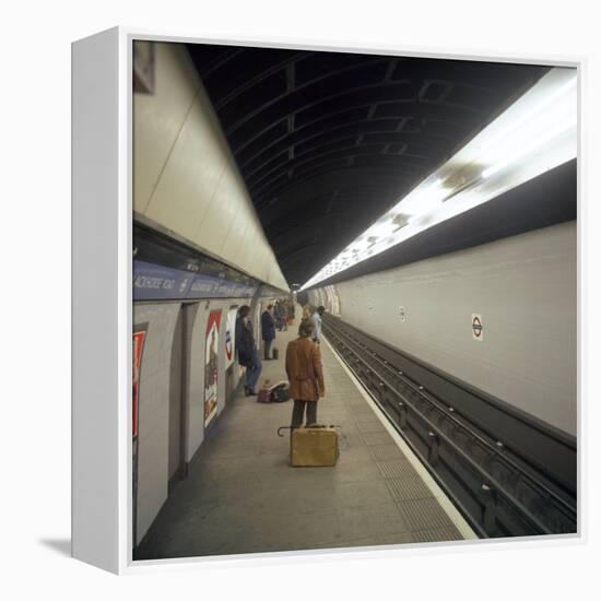 Blackhorse Road Tube Station on the Victoria Line, London, 1974-Michael Walters-Framed Stretched Canvas