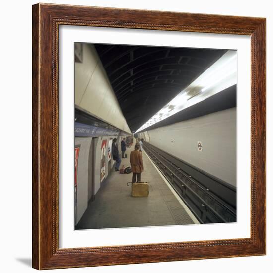 Blackhorse Road Tube Station on the Victoria Line, London, 1974-Michael Walters-Framed Photographic Print