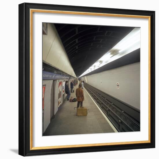 Blackhorse Road Tube Station on the Victoria Line, London, 1974-Michael Walters-Framed Photographic Print