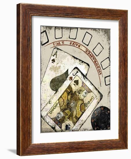 Blackjack-Karen Williams-Framed Giclee Print