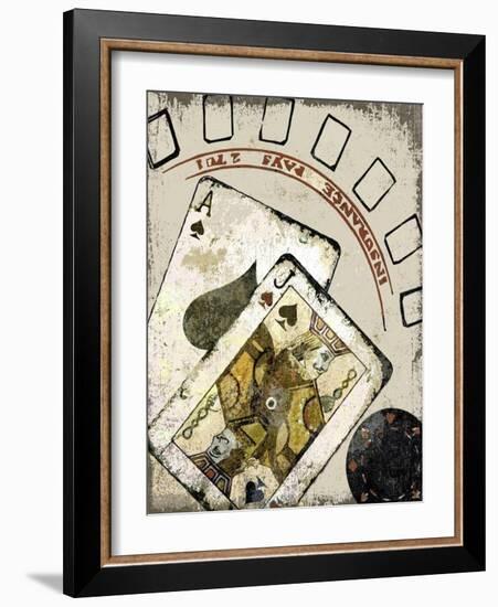 Blackjack-Karen Williams-Framed Giclee Print