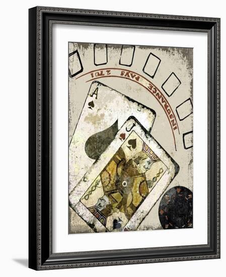 Blackjack-Karen Williams-Framed Giclee Print