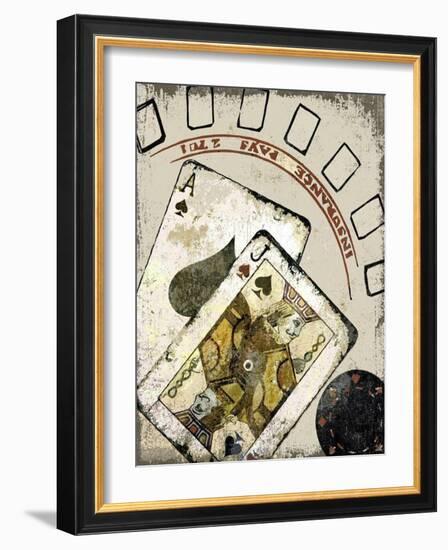 Blackjack-Karen Williams-Framed Giclee Print