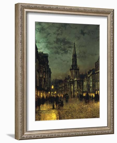 Blackman Street, Borough, London, 1885-John Atkinson Grimshaw-Framed Giclee Print