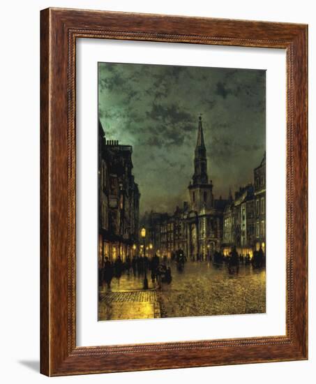 Blackman Street, Borough, London, 1885-John Atkinson Grimshaw-Framed Giclee Print