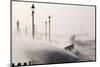 Blackpool battered by storms on 18 January 2007-Ashley Cooper-Mounted Photographic Print