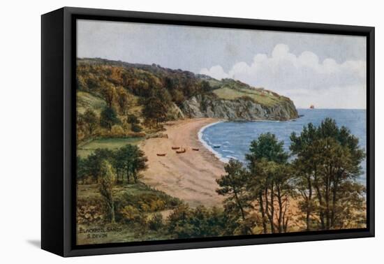 Blackpool Sands, South Devon-Alfred Robert Quinton-Framed Premier Image Canvas