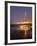 Blackpool Tower Reflected on Wet Beach at Dusk, Blackpool, Lancashire, England, United Kingdom-Martin Child-Framed Photographic Print