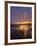 Blackpool Tower Reflected on Wet Beach at Dusk, Blackpool, Lancashire, England, United Kingdom-Martin Child-Framed Photographic Print