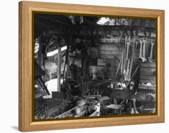 Blacksmith's Interior-null-Framed Premier Image Canvas