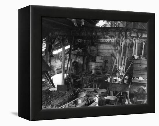 Blacksmith's Interior-null-Framed Premier Image Canvas