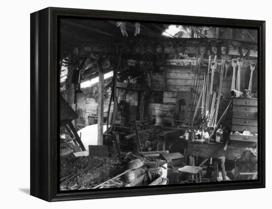 Blacksmith's Interior-null-Framed Premier Image Canvas