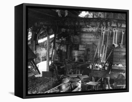 Blacksmith's Interior-null-Framed Premier Image Canvas