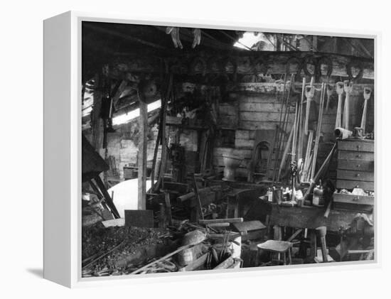 Blacksmith's Interior-null-Framed Premier Image Canvas