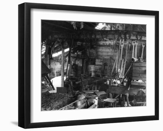 Blacksmith's Interior-null-Framed Photographic Print