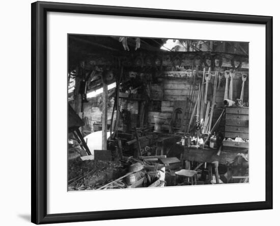 Blacksmith's Interior-null-Framed Photographic Print