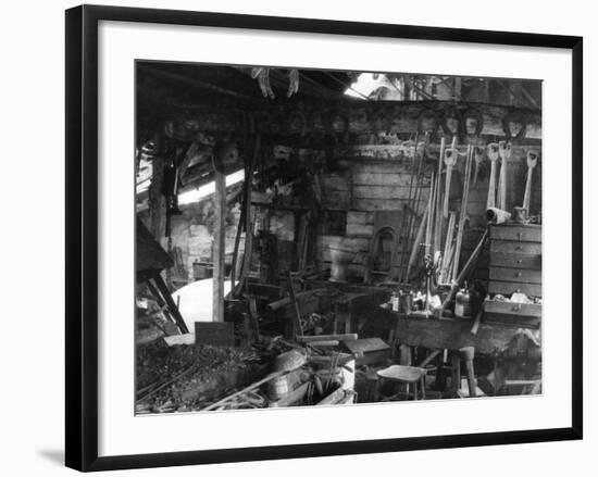 Blacksmith's Interior-null-Framed Photographic Print