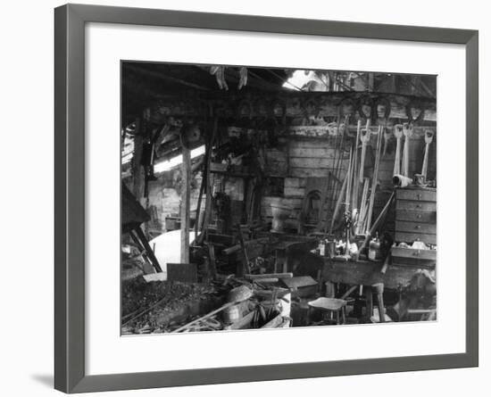 Blacksmith's Interior-null-Framed Photographic Print