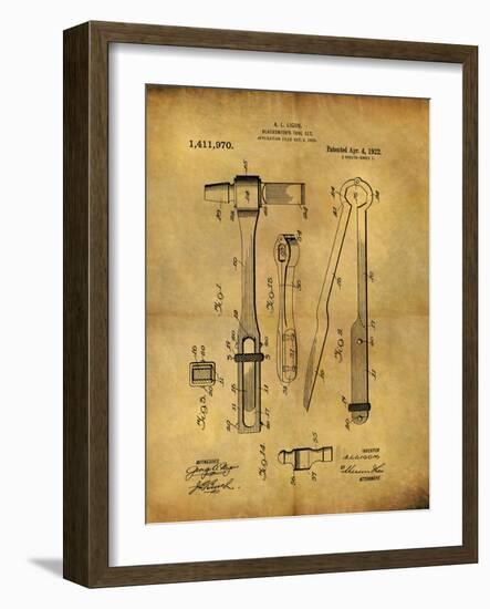 Blacksmith's Tool 1922-Dan Sproul-Framed Art Print