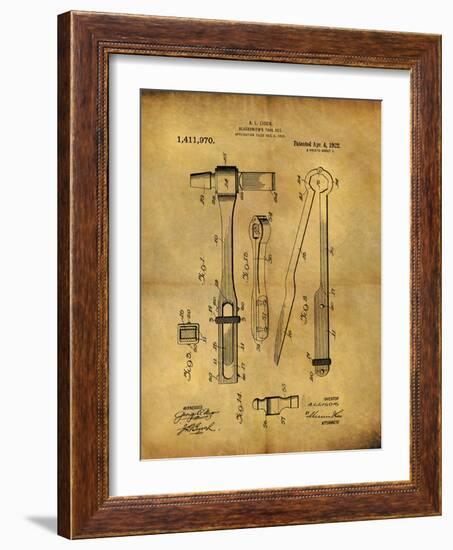 Blacksmith's Tool 1922-Dan Sproul-Framed Art Print