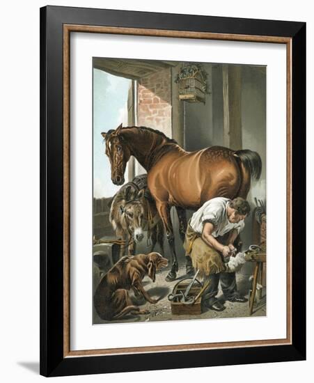 Blacksmith-Edwin Henry Landseer-Framed Giclee Print