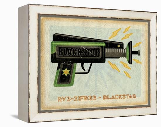 Blackstar Ray Gun-John W Golden-Framed Premier Image Canvas