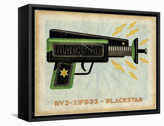 Blackstar Ray Gun-John W Golden-Framed Premier Image Canvas