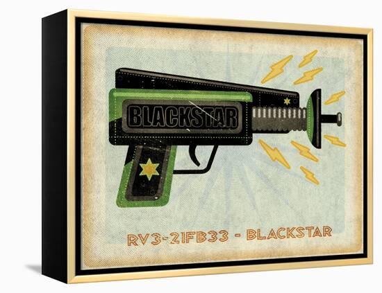 Blackstar Ray Gun-John W Golden-Framed Premier Image Canvas