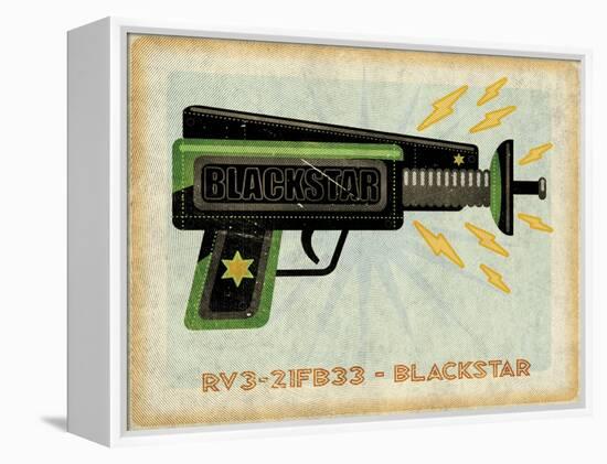 Blackstar Ray Gun-John W Golden-Framed Premier Image Canvas