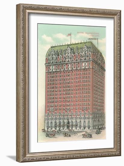 Blackstone Hotel, Chicago, Illiniois-null-Framed Art Print