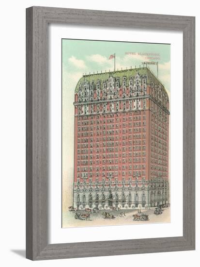 Blackstone Hotel, Chicago, Illiniois-null-Framed Art Print