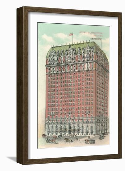 Blackstone Hotel, Chicago, Illiniois-null-Framed Art Print