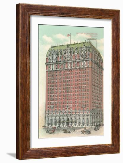 Blackstone Hotel, Chicago, Illiniois-null-Framed Art Print