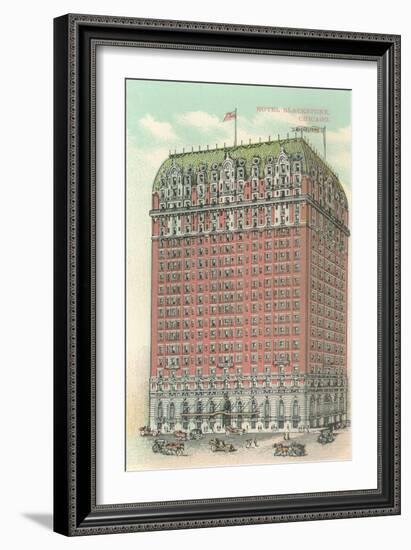 Blackstone Hotel, Chicago, Illiniois-null-Framed Art Print