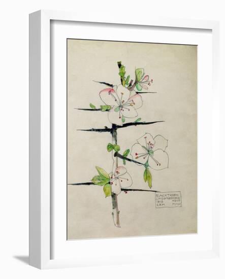 Blackthorn, Chiddingstone, Kent, 1910-Charles Rennie Mackintosh-Framed Giclee Print