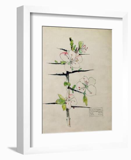 Blackthorn, Chiddingstone, Kent, 1910-Charles Rennie Mackintosh-Framed Giclee Print