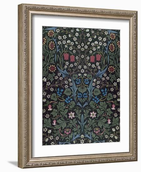 Blackthorn, Wallpaper Design, 1892-William Morris-Framed Giclee Print