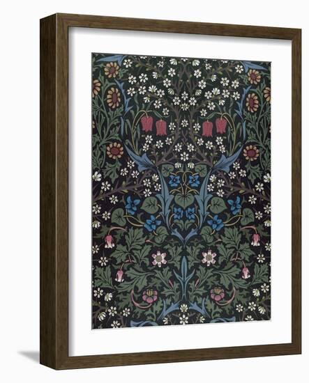 Blackthorn, Wallpaper Design, 1892-William Morris-Framed Giclee Print