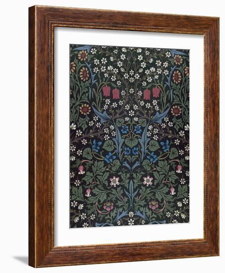 Blackthorn, Wallpaper Design, 1892-William Morris-Framed Giclee Print